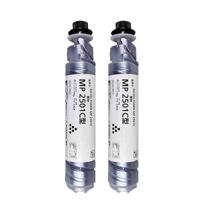 MP2014 MP2001 MP2501 কপির জন্য Ricoh MP2501C কালো টোনার কার্ট্রিজের পরীক্ষার জন্য নমুনা অর্ডার উপলব্ধ