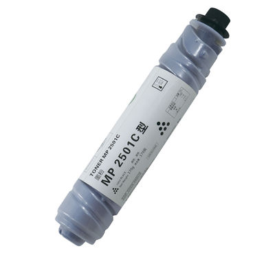 MP2014 MP2001 MP2501 কপির জন্য Ricoh MP2501C কালো টোনার কার্ট্রিজের পরীক্ষার জন্য নমুনা অর্ডার উপলব্ধ